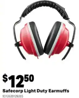 Mitre 10 Safecorp Light Duty Earmuffs offer