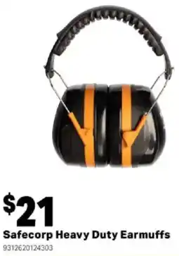 Mitre 10 Safecorp Heavy Duty Earmuffs offer