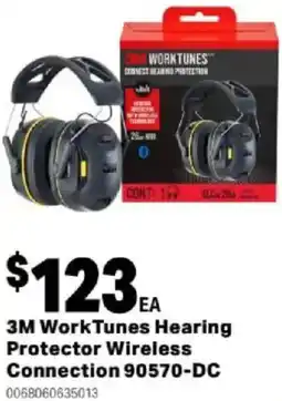 Mitre 10 3M WorkTunes Hearing Protector Wireless Connection 90570-DC offer