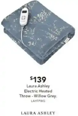 Harvey Norman Laura Ashley Electric Heated Throw offer
