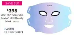 Harvey Norman LUSTRE 'Clear Skin Revive LED Beauty Mask offer