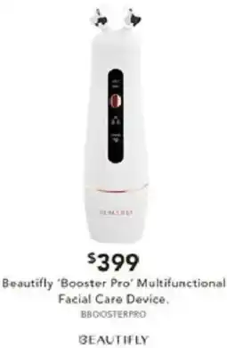 Harvey Norman Beautifly 'Booster Pro' Multifunctional Facial Care Device offer