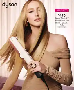 Harvey Norman Dyson 'Airstrait™ Straightener and Dryer offer