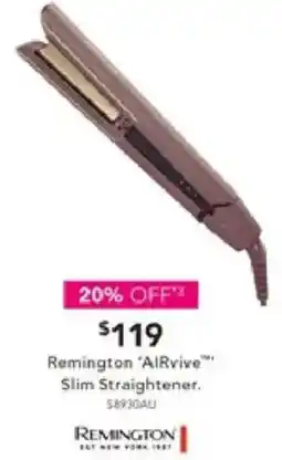 Harvey Norman Remington 'AIRvive™ Slim Straightener offer