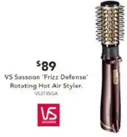 Harvey Norman VS Sassoon 'Frizz Defense Rotating Hot Air Styler offer