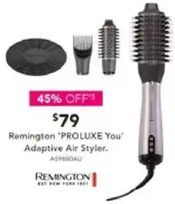 Harvey Norman Remington 'PROLUXE You' Adaptive Air Styler offer