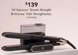 Harvey Norman VS Sassoon 'Steam Straight Brilliance' Hair Straightener offer