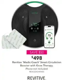 Harvey Norman Revitive 'Medic Coach' Smart Circulation Booster with Knee Therapy offer