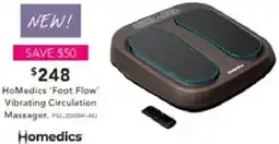 Harvey Norman HoMedics "Foot Flow' Vibrating Circulation Massager offer