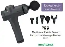Harvey Norman Medisana 'Fascia Power' Percussive Massage Device offer