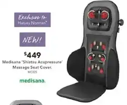 Harvey Norman Medisana 'Shiatsu Acupressure' Massage Seat Cover offer