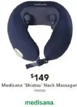 Harvey Norman Medisana 'Shiatsu" Neck Massager offer
