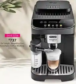Harvey Norman De'Longhi 'Magnifica Evo Automatic Coffee Machine offer
