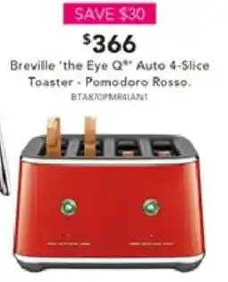 Harvey Norman Breville 'the Eye Q"" Auto 4-Slice Toaster offer