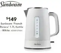 Harvey Norman Sunbeam 'French Riviera Kettle offer