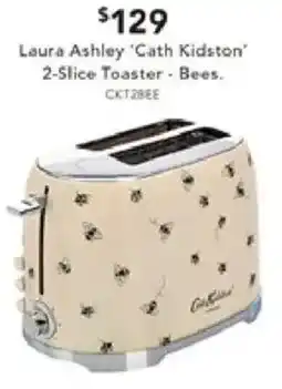 Harvey Norman Laura Ashley 'Cath Kidston 2-Slice Toaster offer