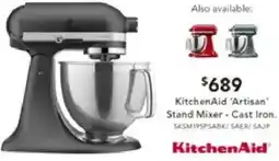 Harvey Norman KitchenAid "Artisan" Stand Mixer offer