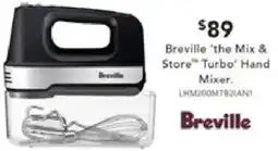 Harvey Norman Breville 'the Mix & Store Turbo Hand offer