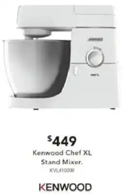 Harvey Norman Kenwood Chef XL Stand Mixer offer