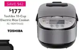 Harvey Norman Toshiba 10-Cup Electric Rice Cooker offer
