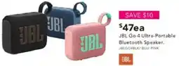 Harvey Norman JBL Go 4 Ultra-Portable Bluetooth Speaker offer