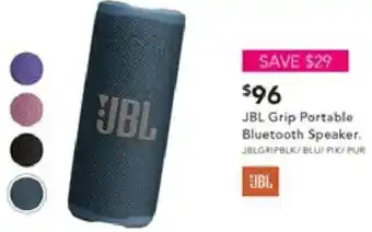 Harvey Norman JBL Grip Portable Bluetooth Speaker offer