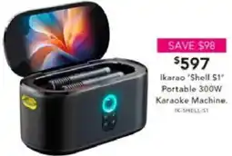 Harvey Norman Ikarao "Shell S1" Portable 300W Karaoke Machine offer