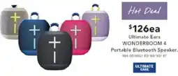 Harvey Norman Ultimate Ears WONDERBOOM 4 Portable Bluetooth Speaker offer