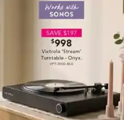 Harvey Norman Victrola "Stream' Turntable offer