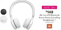 Harvey Norman JBL Live 670 Bluetooth Active Noise-Cancelling Headphones offer