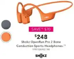 Harvey Norman Shokz OpenRun Pro 2 Bone Conduction Sports Headphones offer