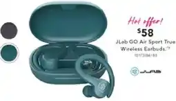 Harvey Norman JLab GO Air Sport True Wireless Earbuds offer