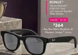 Harvey Norman Ray-Ban Meta Wayfarer Al offer