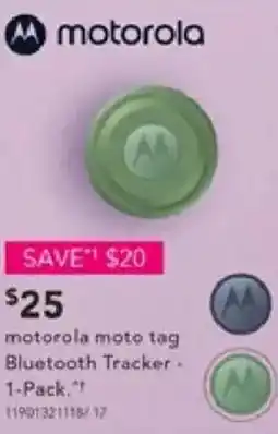 Harvey Norman Motorola moto tag bluetooth tracker offer