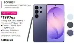 Harvey Norman Galaxy S26 Ultra 256GB offer