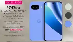 Harvey Norman Google Pixel 10a 128GB offer