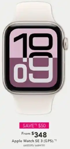Harvey Norman Apple Watch SE 3 (GPS) offer