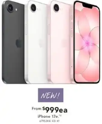 Harvey Norman iPhone 17e offer
