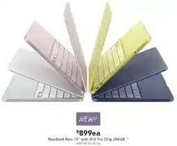 Harvey Norman MacBook Neo 13" with A18 Pro Chip 256GB offer