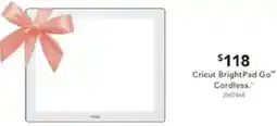 Harvey Norman Cricut BrightPad Go Cordless offer
