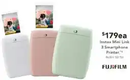 Harvey Norman Instax Mini Link 3 Smartphone Printer offer