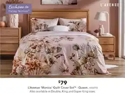 Harvey Norman L'Avenue 'Monica' Quilt Cover Set offer