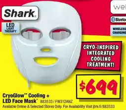 JB Hi-Fi CryoGlow Cooling + LED Face Mask offer