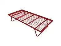 LivingStyles Tubeco Australian Made Commercial Grade Metal Pop-up Trundle Bed, King Single, Red offer