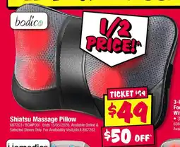 JB Hi-Fi Shiatsu Massage Pillow offer