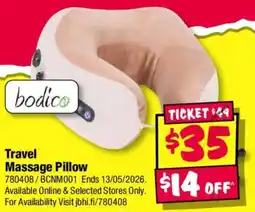 JB Hi-Fi Travel Massage Pillow offer