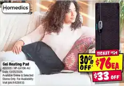 JB Hi-Fi Gel Heating Pad offer