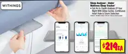 JB Hi-Fi Sleep Analyser Under Mattress Sleep Tracker offer