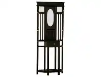LivingStyles Tasmania Mahogany Timber Hall Stand, Chocolate offer