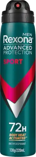 IGA Rexona Advanced Protection Antiperspirant Spray Selected Varieties offer